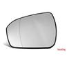 Compatible Rearview Mirror Lens for 07-18 Ford Focus, 09-16 Fiesta, Mondeo, Victory, Ecosport, and Kuga.