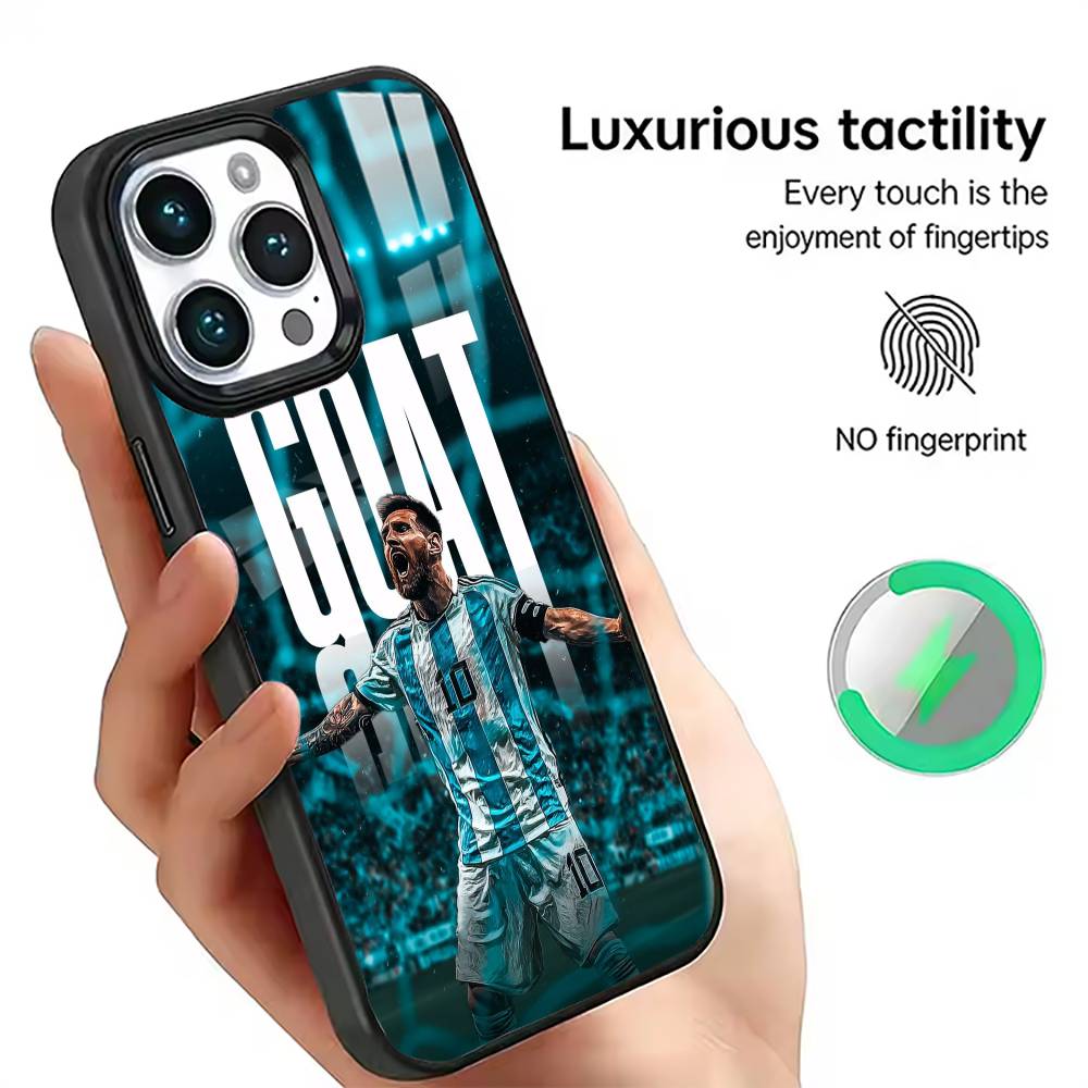 Coole Nummer 10 Fußballspieler Handyhülle Für iPhone17,16,15,14,13,12,11 Plus,Pro Magnetisch mit Magsafe Kabelloses Laden