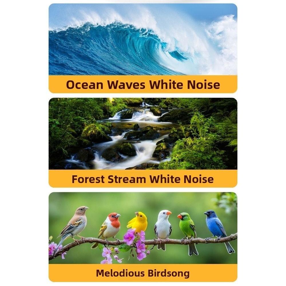 Bluetooth 5.4 Unterkissen Bluetooth-Lautsprecher Schlafhilfe Tragbarer Musikplayer Naturgeräusche