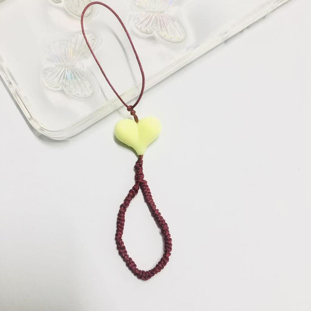 Handmade Heart Beads Tassel Bookmark & Fan Ornament - DIY Ancient-Style Gift Accessory