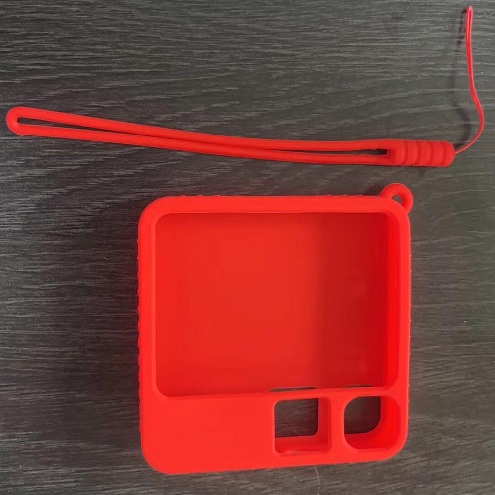 Silicone Protective Cover with Anti-lost Lanyard Soft Case Skin Cover Dirt and Shock Resistant Protector Cover for Rabbit R1