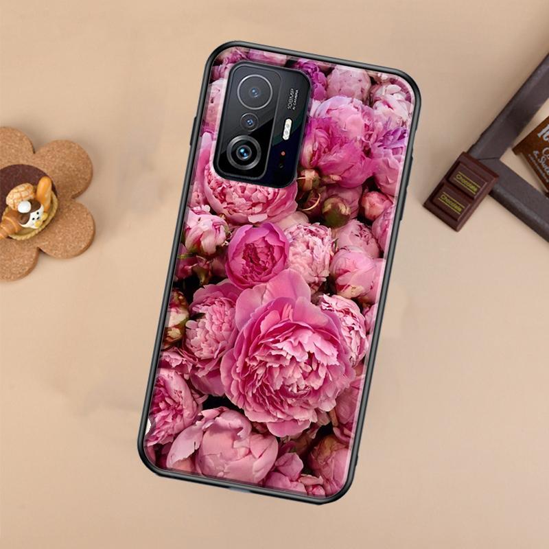 Peonies Beautiful Flower Case For Xiaomi 13 14 Ultra 11T 12T 13T 14T Pro POCO X7 Pro X3 X5 X6 F3 F5 F6 M6 Pro Cover