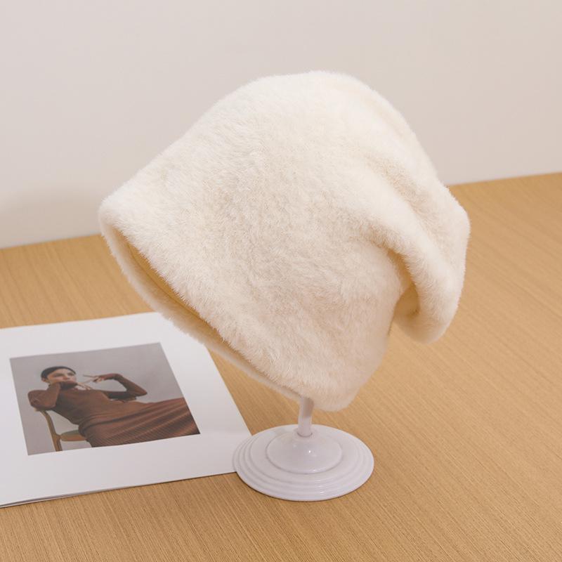 Bonnet Tricoté Coupe-Vent pour Femmes - Moelleux, Chaud, Coupe Grande Tête, Parfait pour l'Extérieur en Automne & Hiver