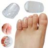 Protectori de degete din silicon elastic Anti-fricțiune Respirabili Protecție degete Previn bășicile Acoperitoare degete Tub protector degete Îngrijirea picioarelor