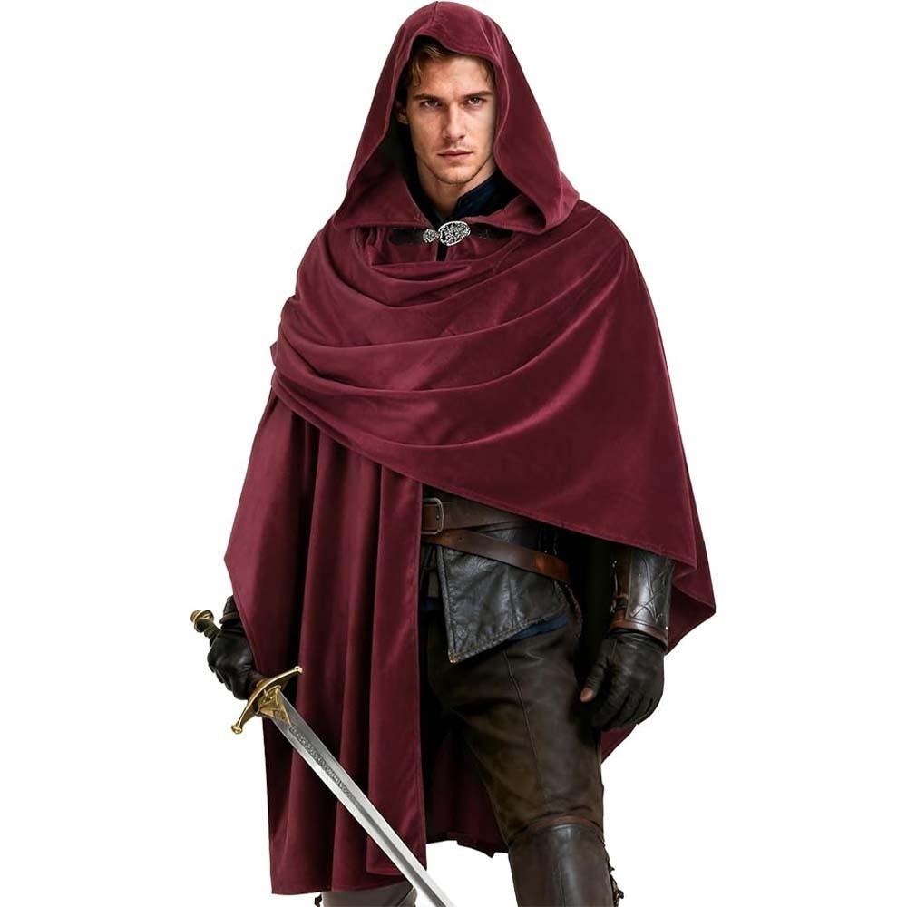 Renaissance Cloak Costume With Ethnic Style For Cosplay Parties And Fantasy Role Play