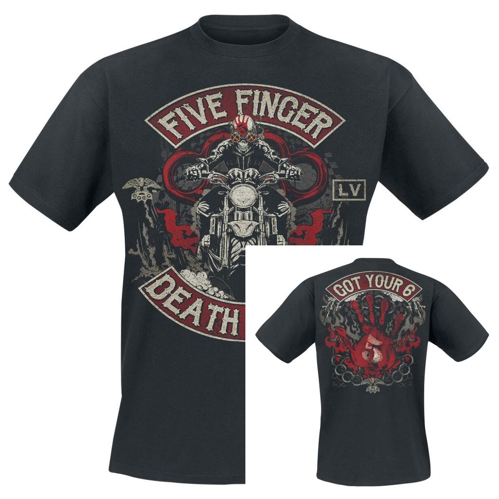 Rare Summer Five Finger Death Punch Graphic Cotton Band Shirt Unisex Summer Short Sleeve Fashion Brand Tee Luxury Casual Vintage