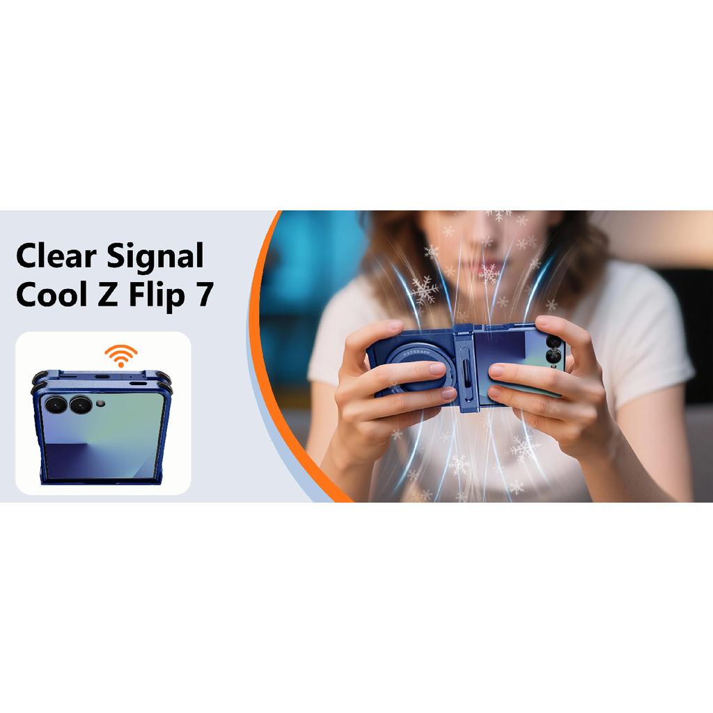 Oatsbasf Metal Phone Case for Samsung Galaxy Z Flip 7 with Stand 360°Rotation Magnetic Bumper Thin Shockproof Protective Cover