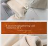 2025 Lente Dames High Waist Fleece-Gevoerd Off-White Harem Jeans