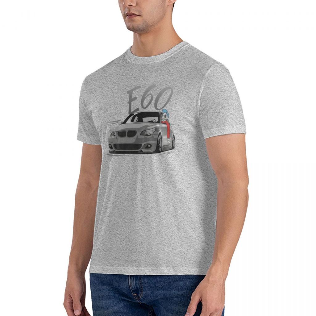 Mens Luxury Cotton T Shirt Men O-neck Tees Hot Sale Germany Classic Legend Car E60 Print T Shirt