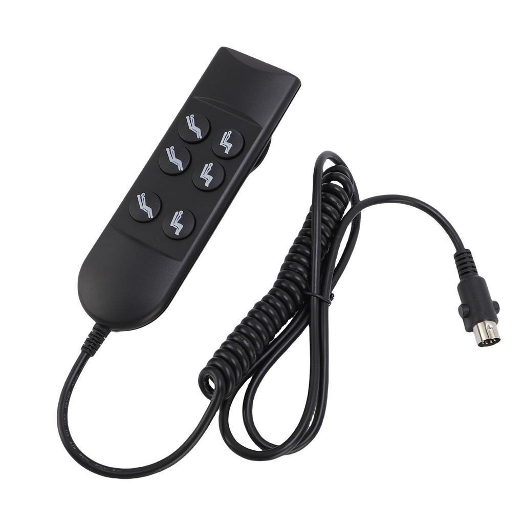Lift Chair Controller 6 Keys Power Lift Sofa Chair Hand Control with 5 Pin Connector for 2 Motor Electric Recliner