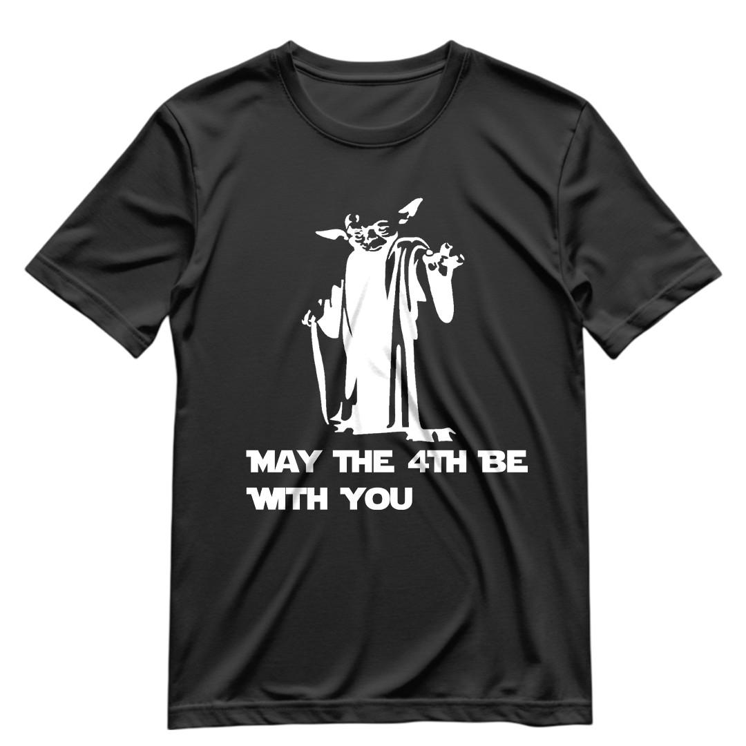 Star Wars T Shirt Yoda May the 4th Be With You Shirt S-XXXL Graphic Tee S