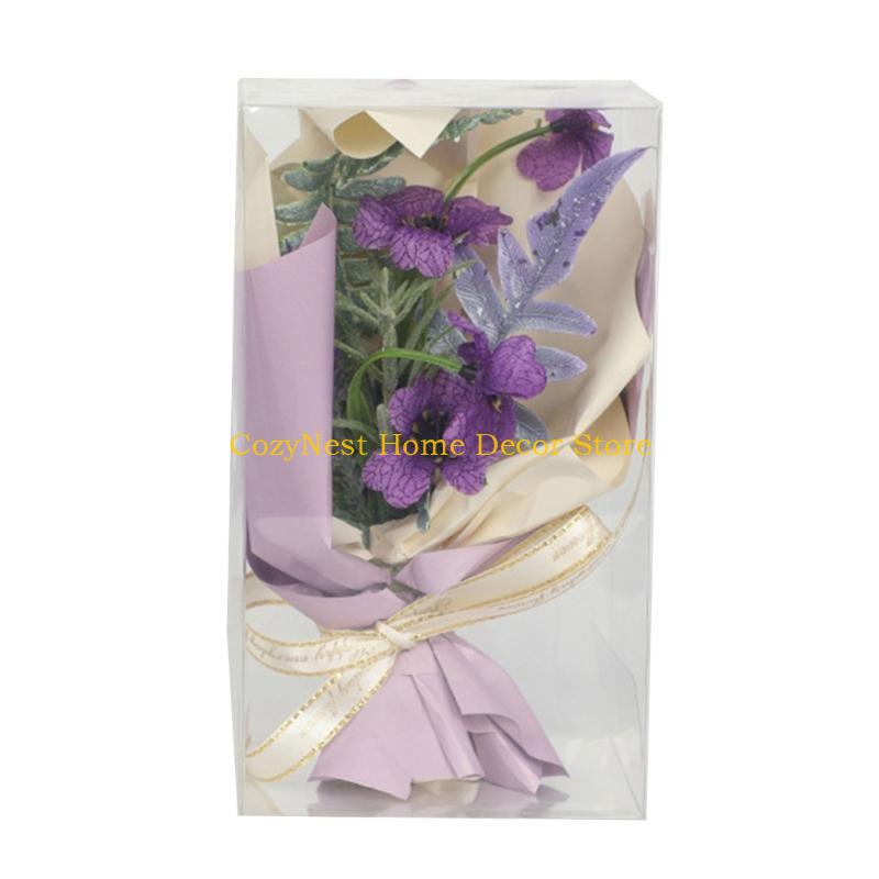 92MF Handheld Flower Bouquets for Bride, Mini Flower Arrangement Artificial Bridal Bouquets for Wedding Ceremony