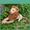Vivid Lion Plush Soft Cuddly Huge Stuffed Animal Delightful Jungle Doll For Kids