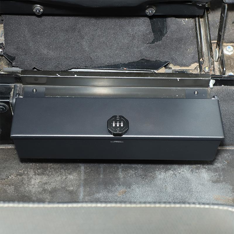 For Land Rover Defender 90 110 2004-2018 Aluminum alloy black car front seats rear lower password box car accessories NG5