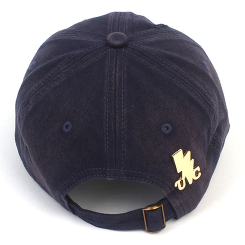 Universal Chemistry Washing Vintage Damage Navy Ballcap Vintage Ball Cap