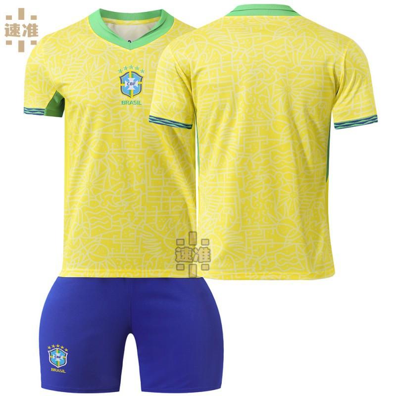 

2425 Jersey No. 10 Neymar 20 Vinicius 9 Charlison Adult Children s Football Suit 16-yard
