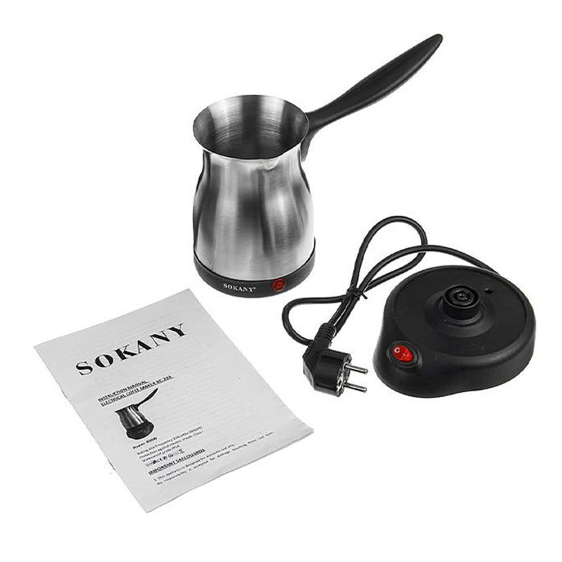 Portable Turkey Coffee Maker Italian Mocha Pot Coffee Tea Milk Heating Cooker Greek Turkish Coffee Machine for Household Office