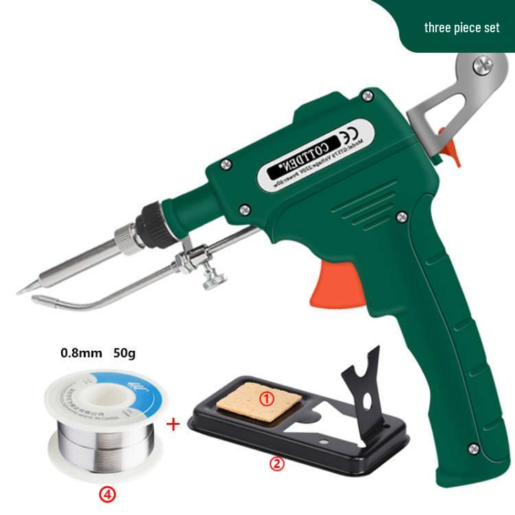 Grenzüberschreitendes Handheld-Elektrolötkolben-Set mit interner und externer Heizung, manueller Lötzinnzufuhr, 60W/80W.