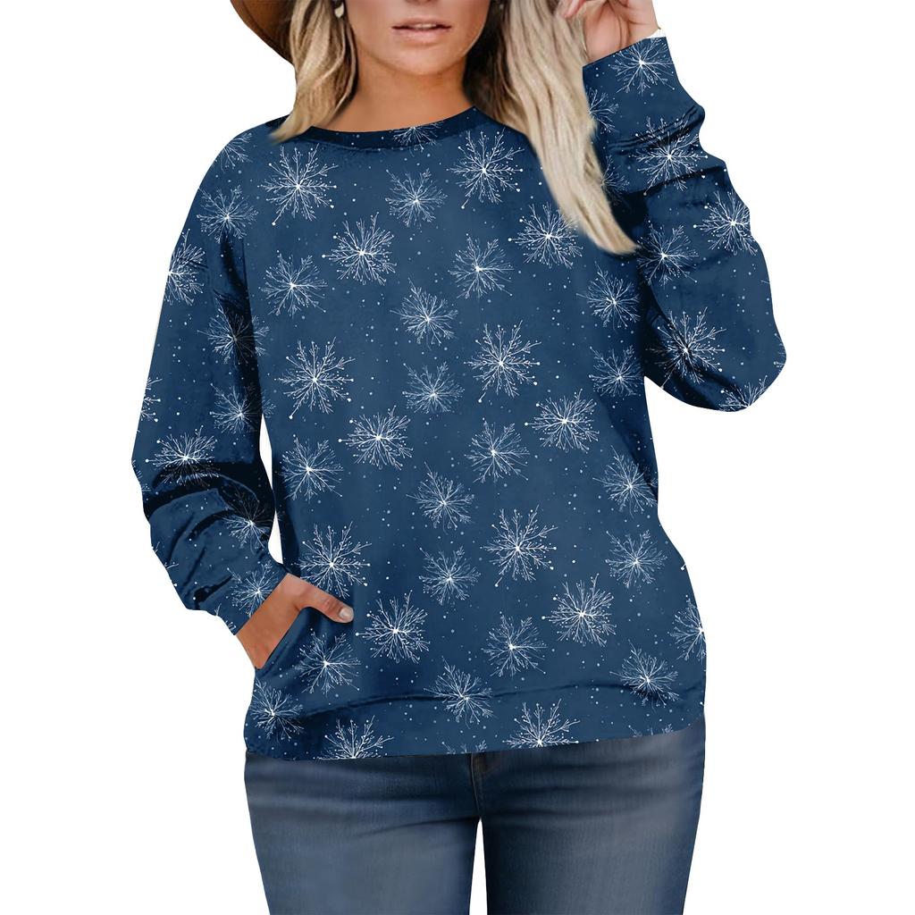 Christmas Sweatshirts For Women Sweater Cute Shirt Fall Pullover Top