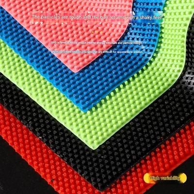 SPD Bunter Extra-Langer Noppen Tischtennisgummi OX Super Lang Texturiert Invertierte-Pyramiden-Noppen Lang Schnitt Spinumkehr