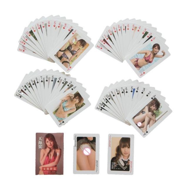 Av Poker for Adults Sex Toys for A Couple Erotic Love Sexy Posture Play Card Night Bar Texas Hold 'Em Playing Cards Board Game