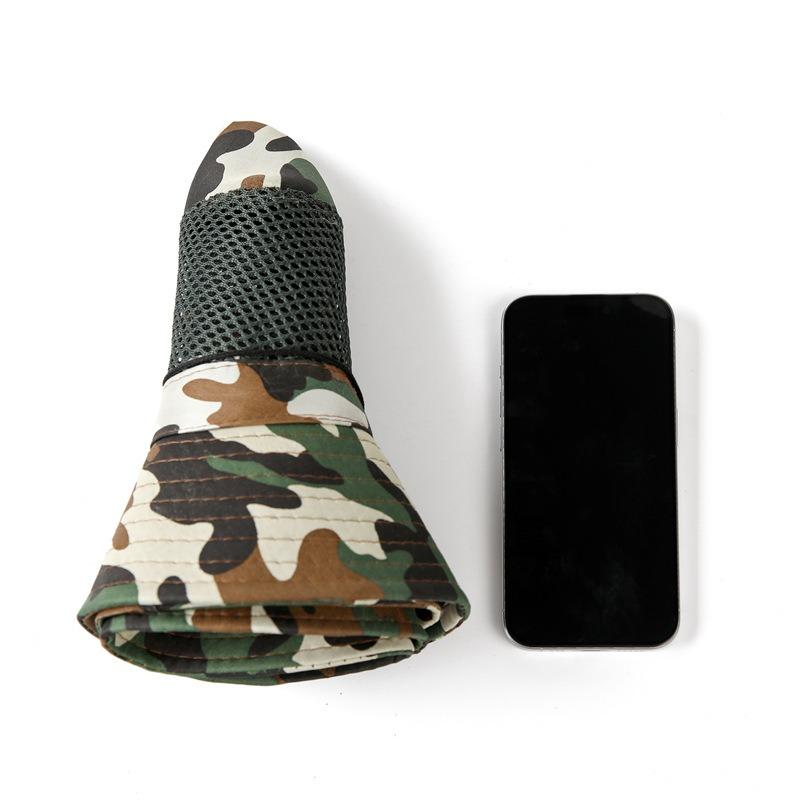 Fisherman Hat Men's Summer Camouflage Big Eaves Outdoor Fishing Sun Hat Sun Hat Construction Site Dry Farm Work Sun Hat