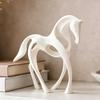 1-Piece Abstract Horse-Shaped Statue with Smooth Curves That Capture the Galloping Movement of the Horse, Creating a Dynamic and Elegant Feel.