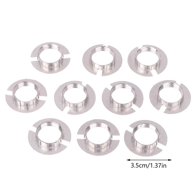 10Pcs G9 Lamp Holder Ring, M20 Lamp Shade Bracket Adapter Ring, Metal Lamp Shade Ring, G9 Lamp Shade Reduction Ring