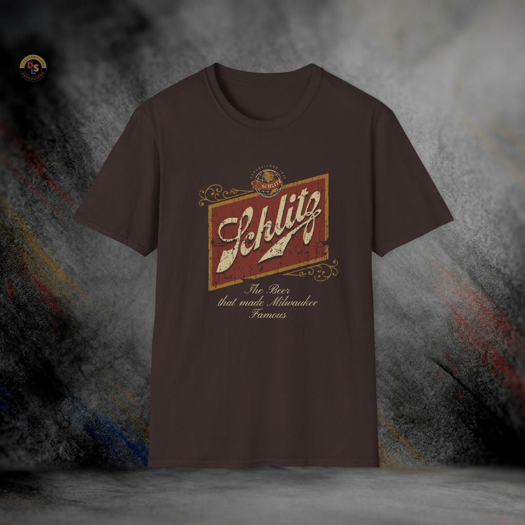 Schlitz Beer T-Shirt | Softstyle Tee Unisex T-Shirt