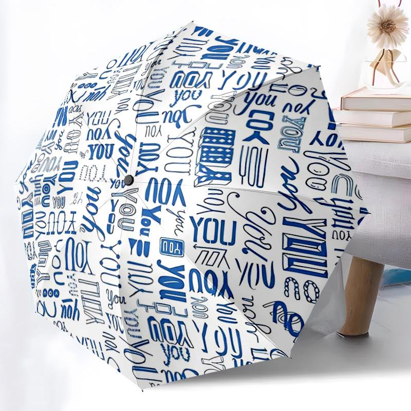 

1pc Friendship Automatic Folding Umbrella - 8-Rib Automatic Open/Close, Large Canopy Birthday Festival Gift yy251217157