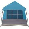 Family Tent with Roof Blue and Grey 622 x 295 x 238 cm