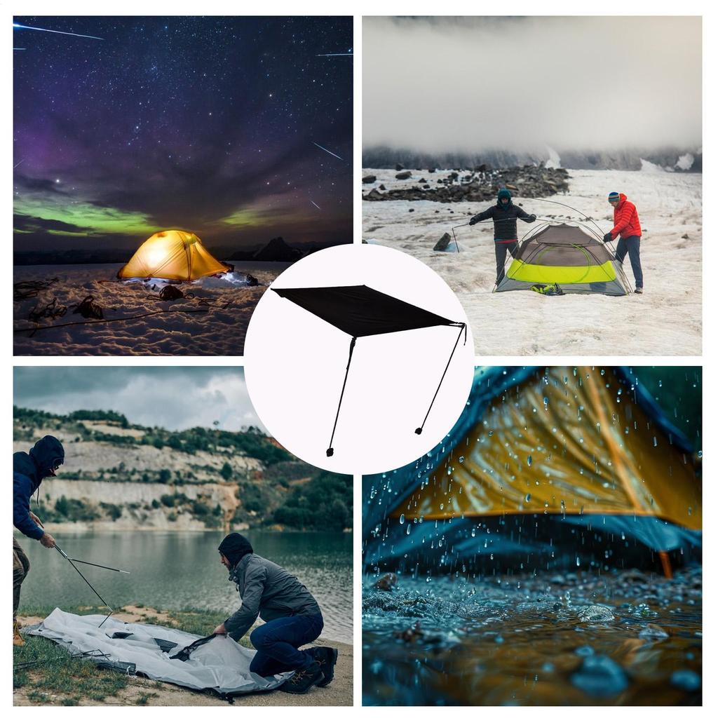 Camping Chair Canopy Beach Chair Canopy Shade Heavy Duty Portable Sunshade Shelter Umbrella for Lounge Adults Travel Fishing