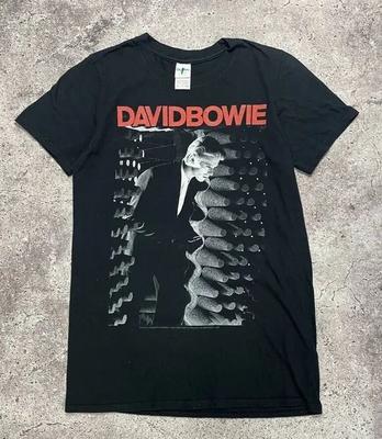 Rehacer David Bowie Estilo Retro Camiseta Negra Camiseta de Regalo Camiseta Unisex Hombres Mujeres