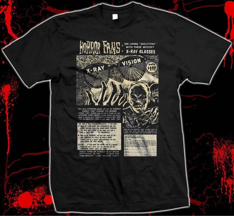 X-Ray Vision Glasses Shirt - 70's Comic Book Advertisement - Unisex Tee