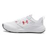 Under Armour Charged Commit 4 White Red Men Sneakers Distant-Grey 3026017-103