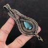 Labradorite Pendant Copper Wire Wrapped Pendant Antique Jewelry Original Gemstone Pendant Copper Wire Jewelry Gifts For Mom Handmade Pendant