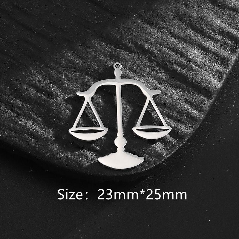 Stainless Steel Necklaces Mythology Libra Prayer Baptism Pendant Bohemian Choker Female Chain Necklace For Women Jewelry Gifts
