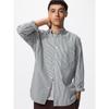 Uniqlo BroAdcloth Shirt  Long Sleeve Button Down CollAr  Stripe A