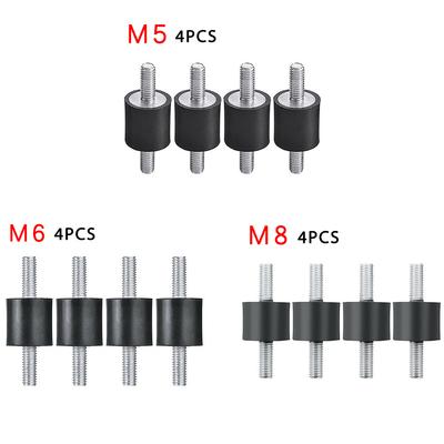4 Stück Gummi-Puffer Zubehör Brandneu Dämpfer Leise Hohe Qualität M5 M6 M8