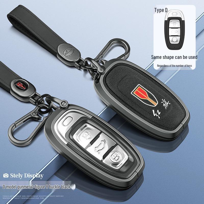 2024 Alloy Key Cover for Hongqi Models HS5, H5, H9, HS7, H7, EQM5