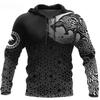Fashion Men's Sportswear 3D Printed Viking Classic Hoodie Jacket Spring and Autumn Hoodie Hip Hop Punk Oversized Hoodies