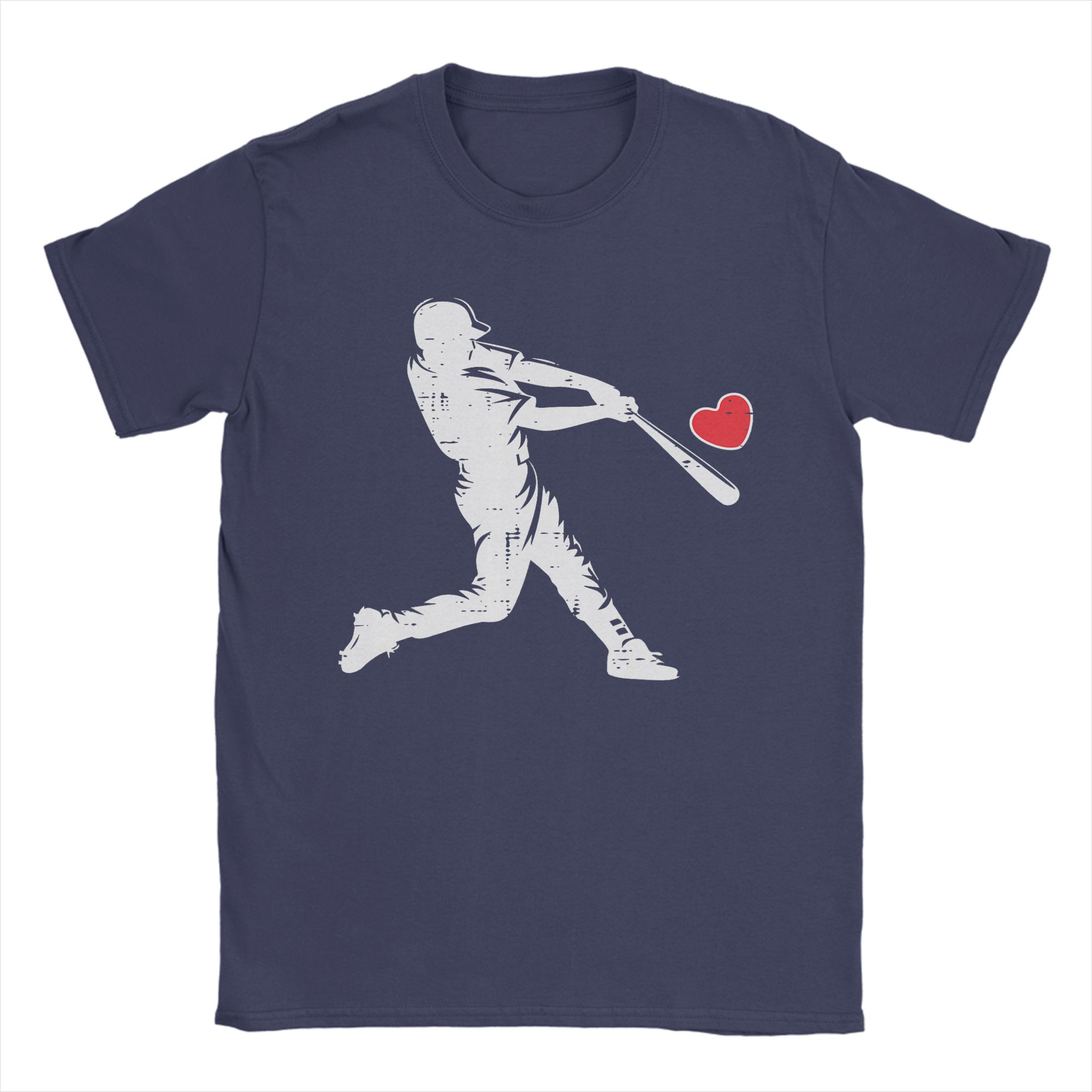 

Unisexs Valentines Day Baseball Batter Silhouette Heart T Shirts Cotton Clothing Funny Short Sleeve Tee Shirt Gift Idea TShirt 4XL