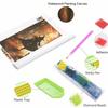 DIY Diamond Painting Kit Autumn Witch and Black Cat Pattern Full Drill Art Canvas Relaxing Creative Craft for Home Wall Decor Gift