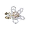 On Shirt Pearl Button Cover DIY Accessories Alloy Cufflinks Button Cover Flower Cufflinksble Decor