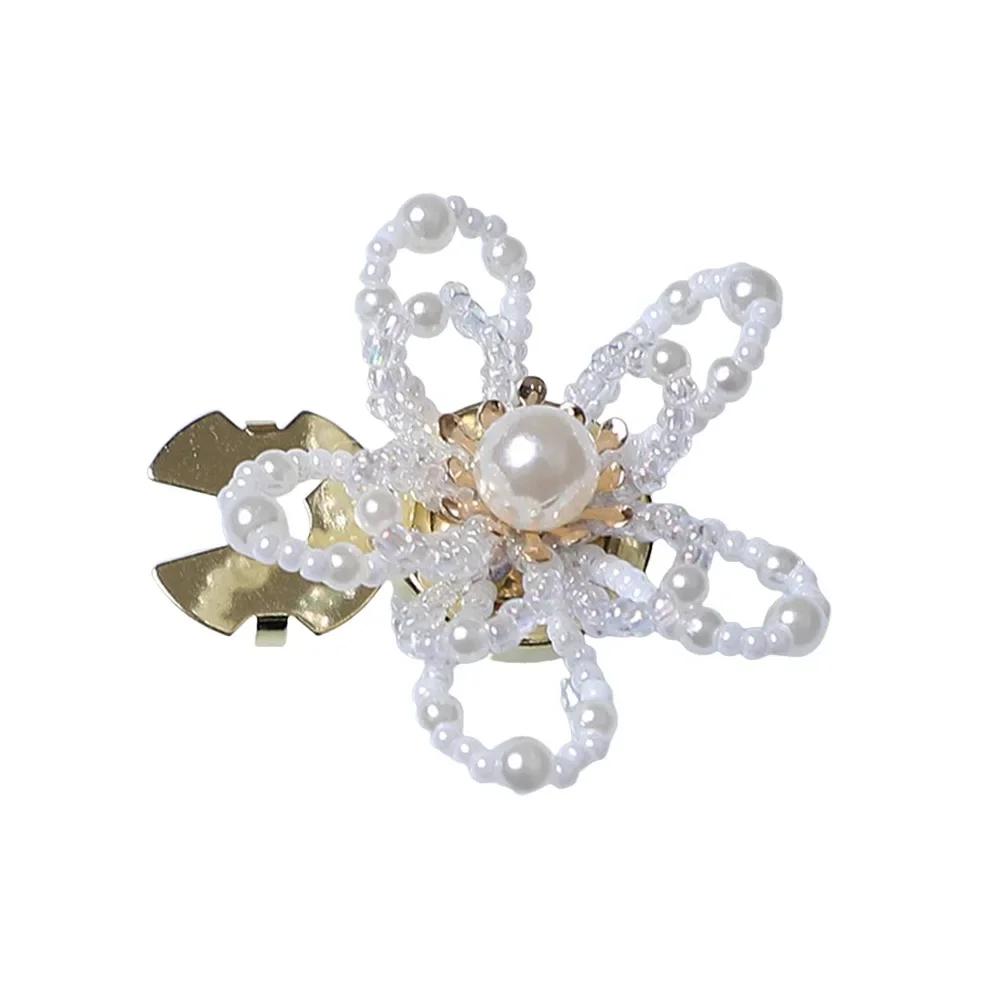 On Shirt Pearl Button Cover DIY Accessories Alloy Cufflinks Button Cover Flower Cufflinksble Decor