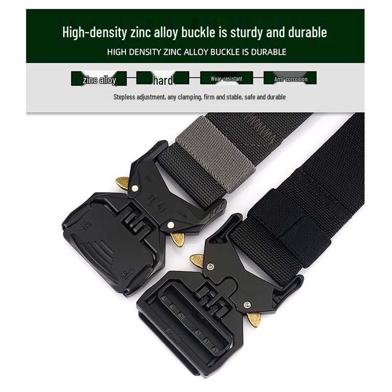 Men's Tactical Braided Nylon Elastic Belt