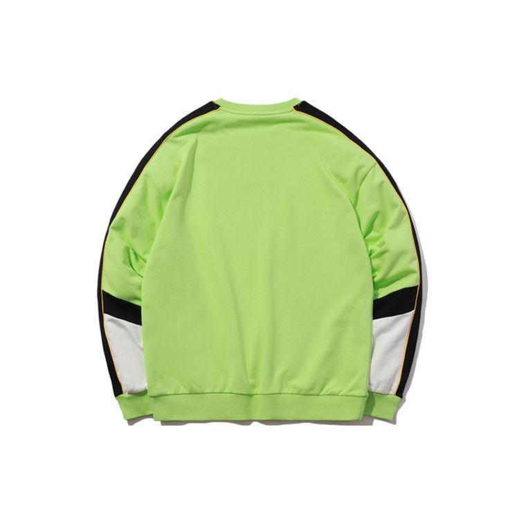 Li-Ning Unisex Loose Fit Crew Neck Sweatshirt Fluorescent Green AWDQ262-2