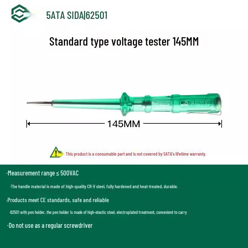 SATA 62501 Professional Electrical Tester Pen