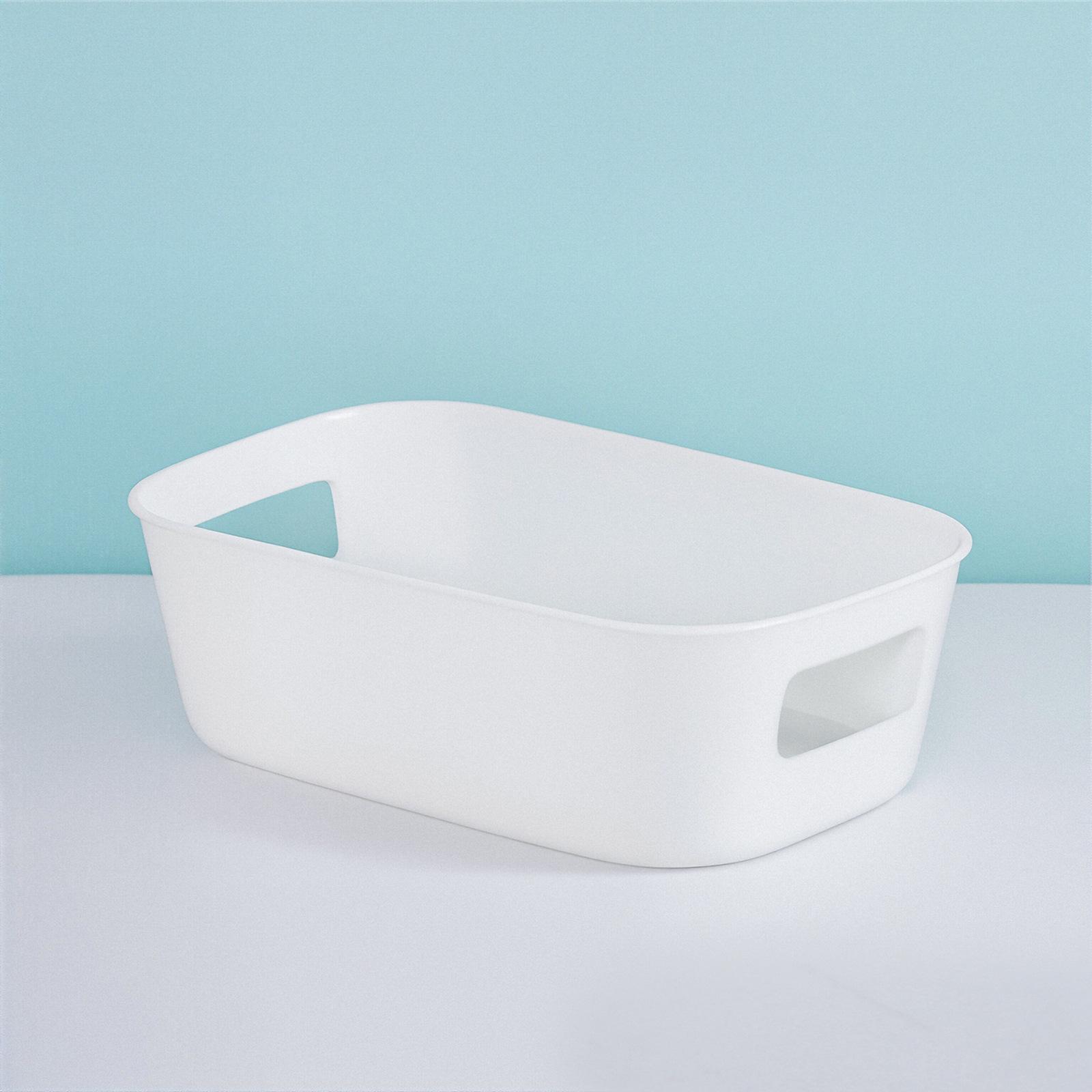 

Портативная минималистичная корзина для хранения: Органайзер большой вместимости с наклейками для общежития