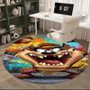 Tazmanian Devil,Graffiti Art Chair mat Round Rug Office carpet, Non slip, Suitable for Living Rooms, Bedrooms Decor 1205690a